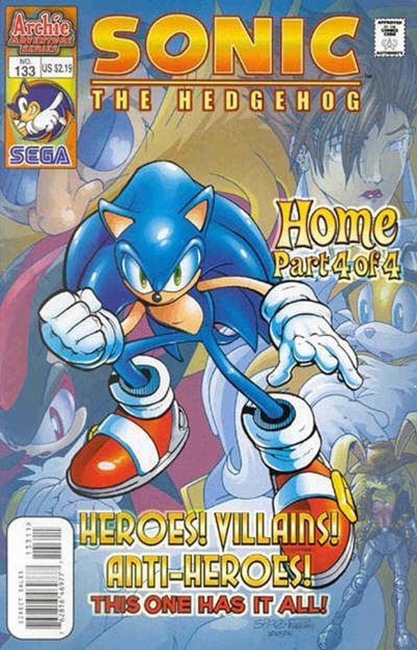 Sonic the Hedgehog #133 cover