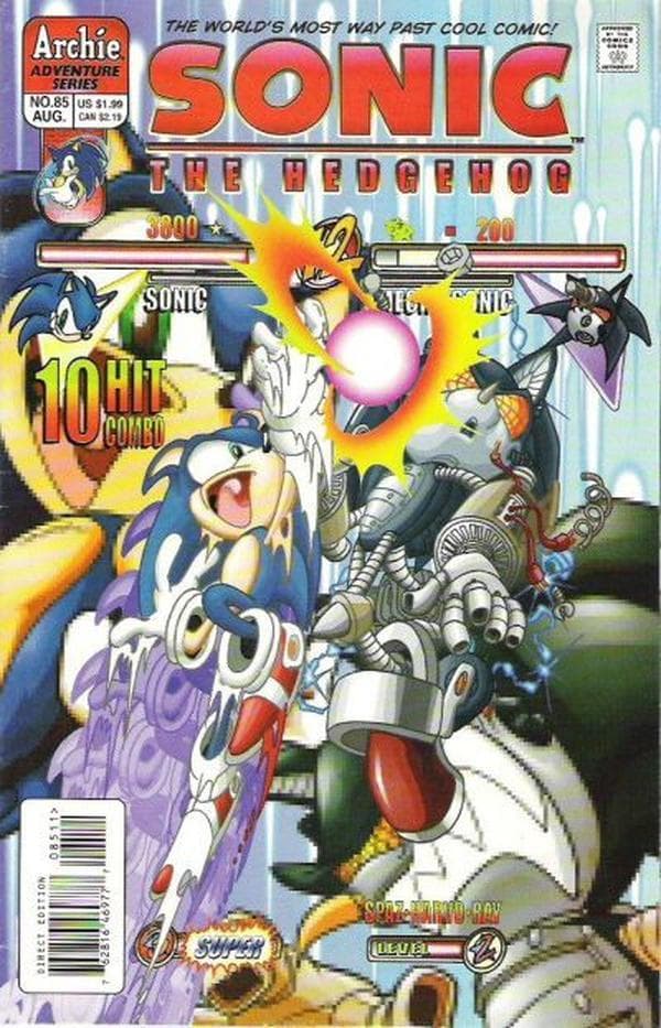 Sonic the Hedgehog #85 cover