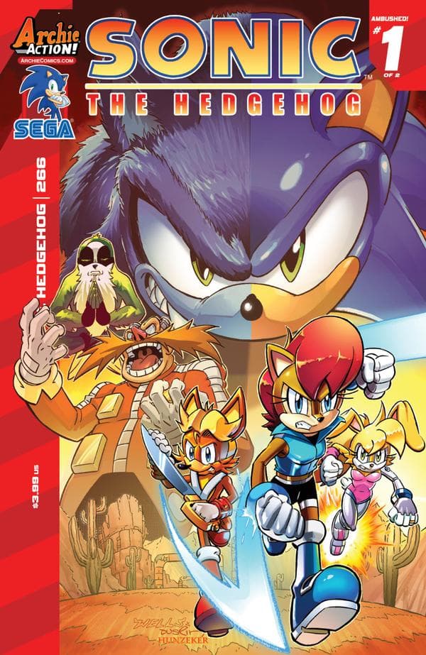 Sonic the Hedgehog #266 cover