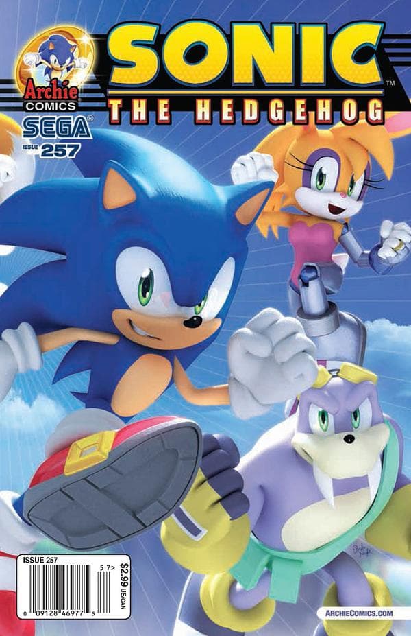 Sonic the Hedgehog #257 cover