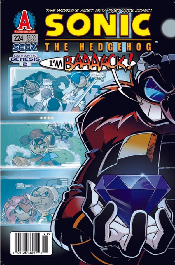 Sonic the Hedgehog #224 cover