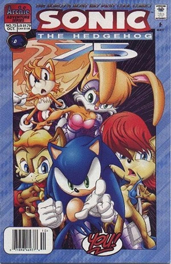 Sonic the Hedgehog #75 cover
