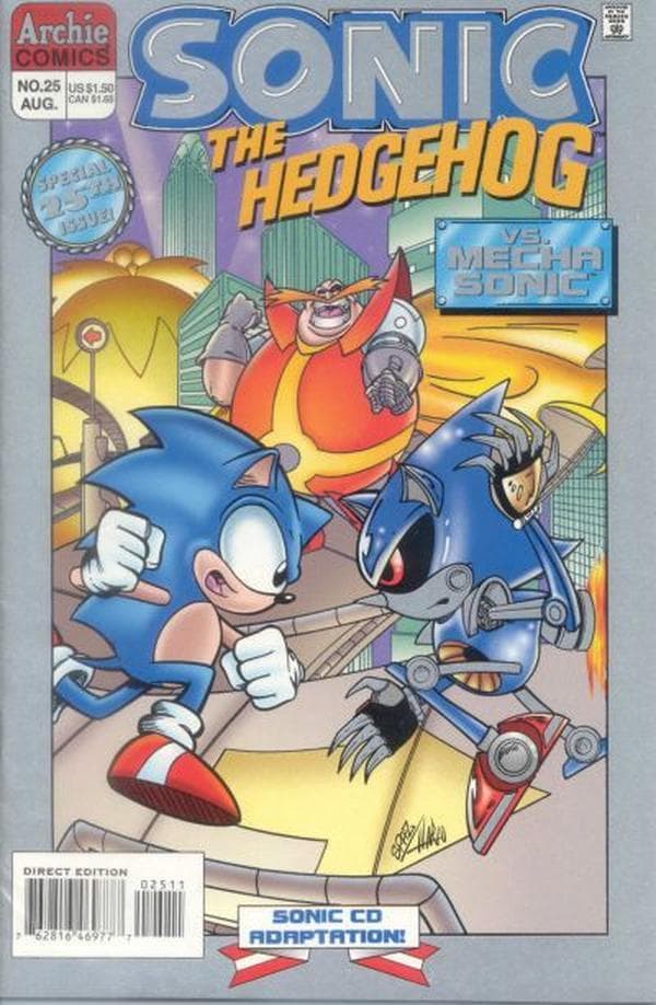 Sonic the Hedgehog #25 cover