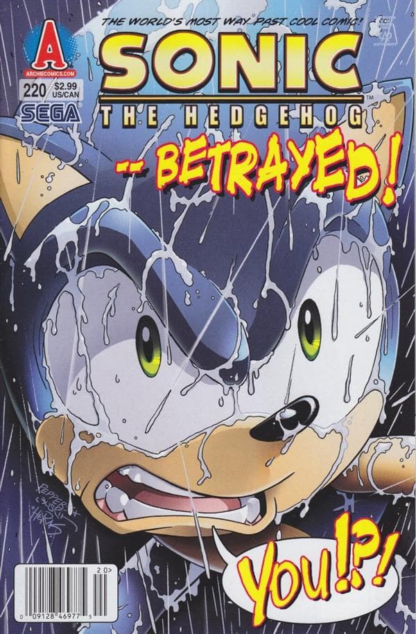 Sonic the Hedgehog #220 cover