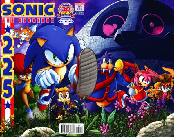 Sonic the Hedgehog #225 cover
