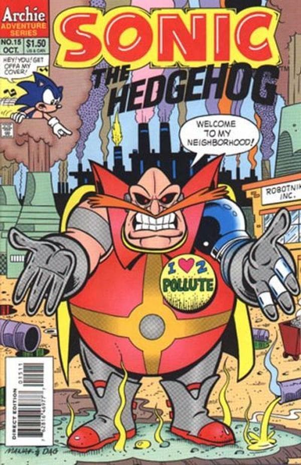 Sonic the Hedgehog #15 cover