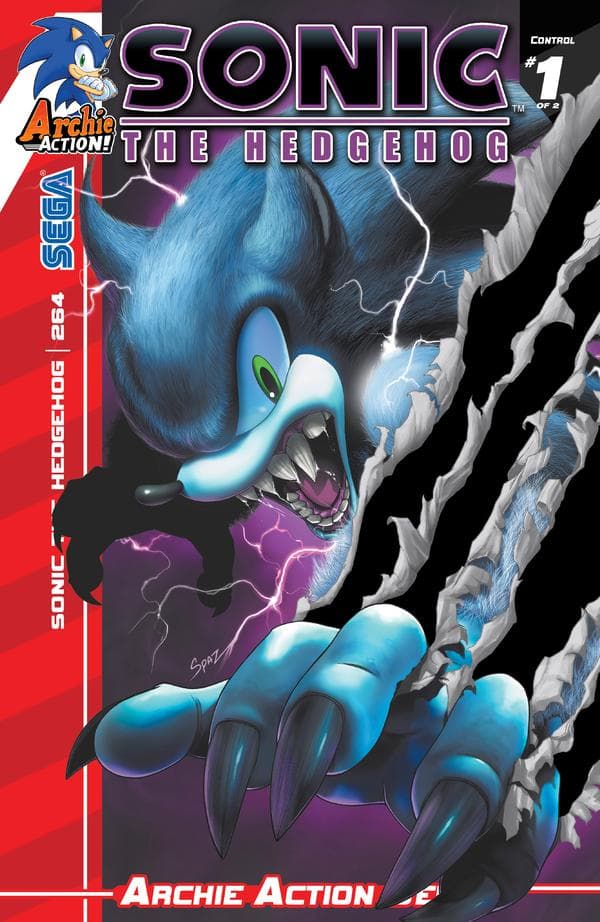Sonic the Hedgehog #264 cover