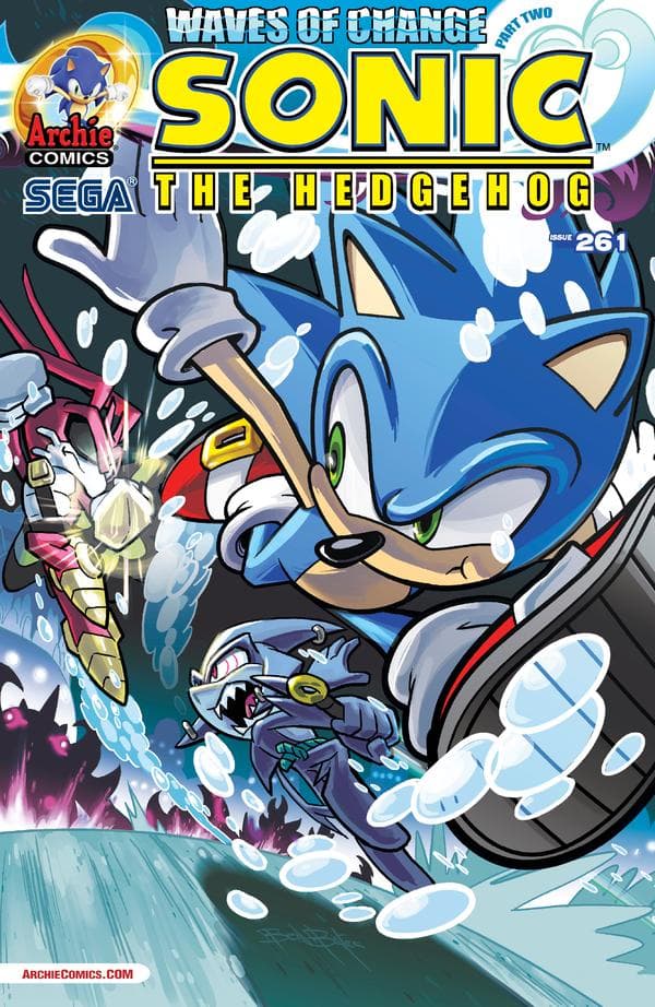 Sonic the Hedgehog #261 cover