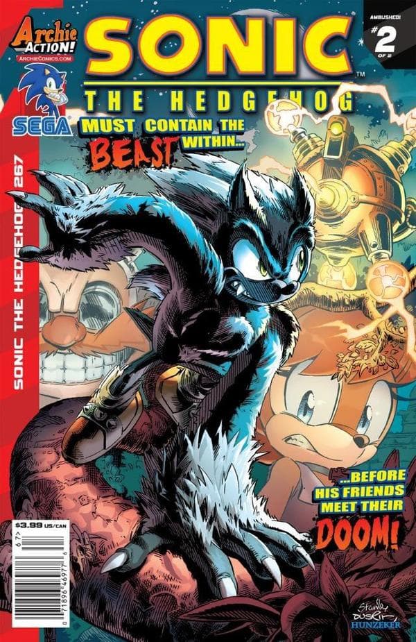 Sonic the Hedgehog #267 cover