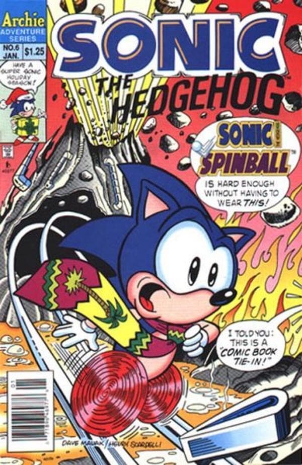Sonic the Hedgehog #6 cover