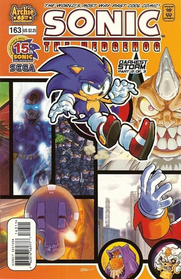 Sonic the Hedgehog #163 cover