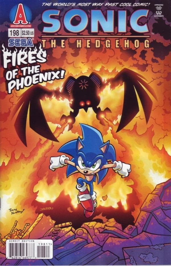 Sonic the Hedgehog #198 cover
