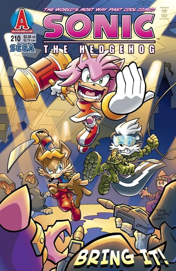 Sonic the Hedgehog #210 cover