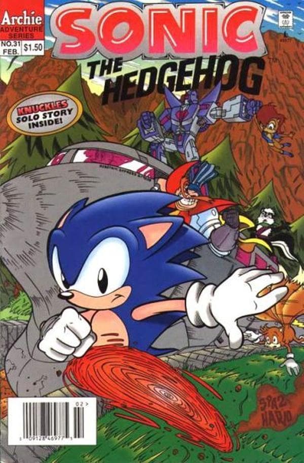 Sonic the Hedgehog #31 cover
