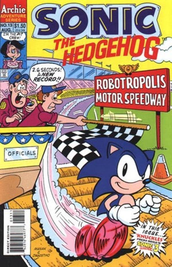 Sonic the Hedgehog #13 cover