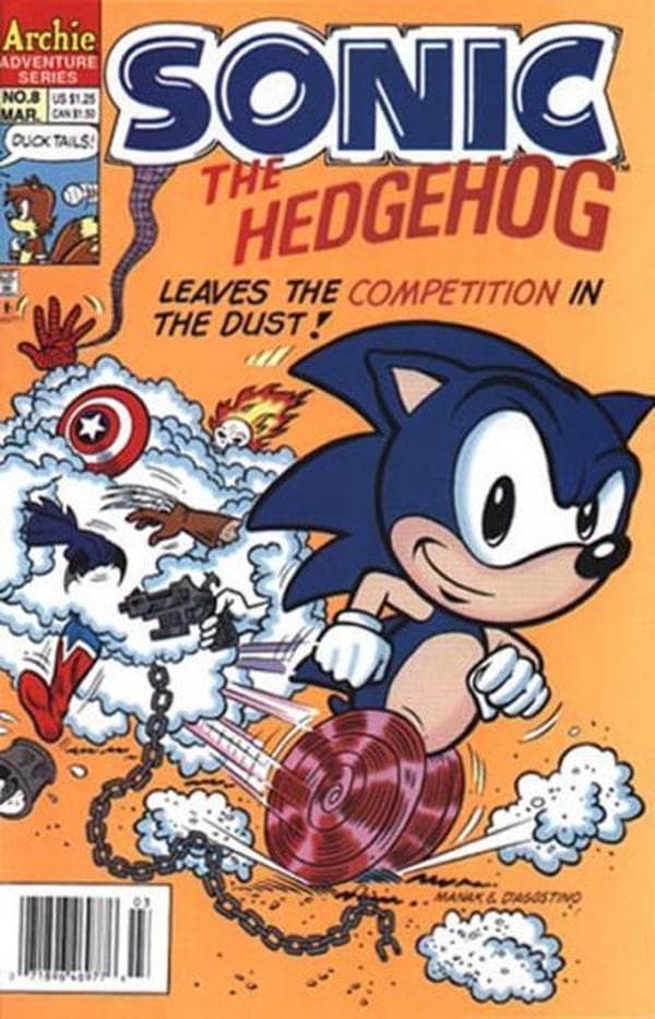Sonic the Hedgehog #8 cover