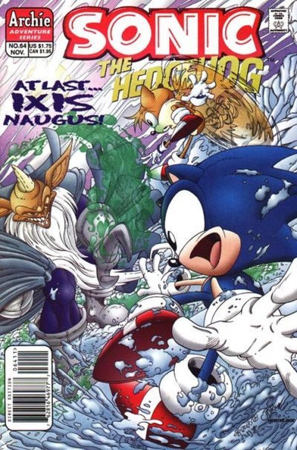 Sonic the Hedgehog #64 cover