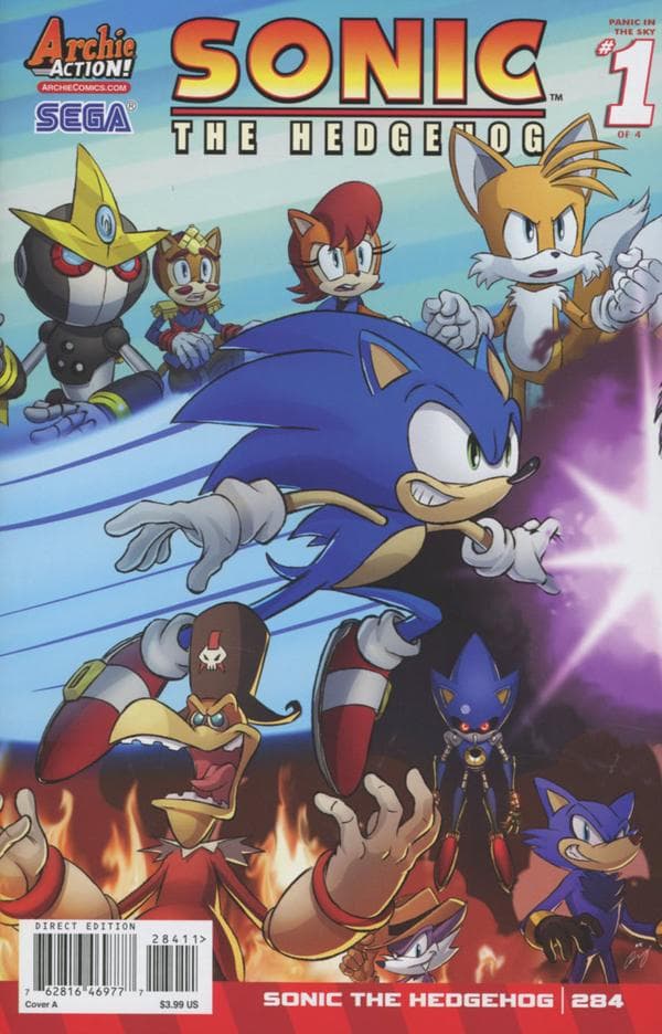 Sonic the Hedgehog #284 cover