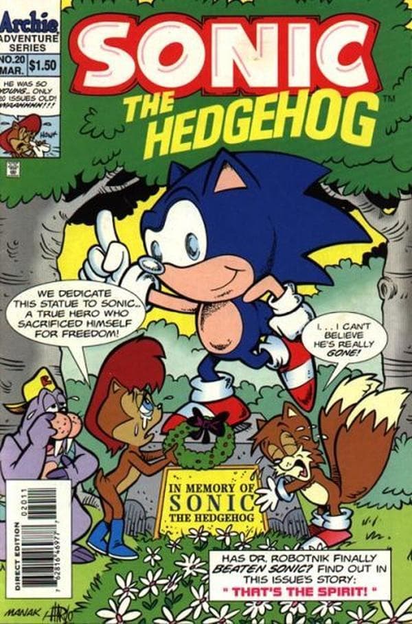 Sonic the Hedgehog #20 cover