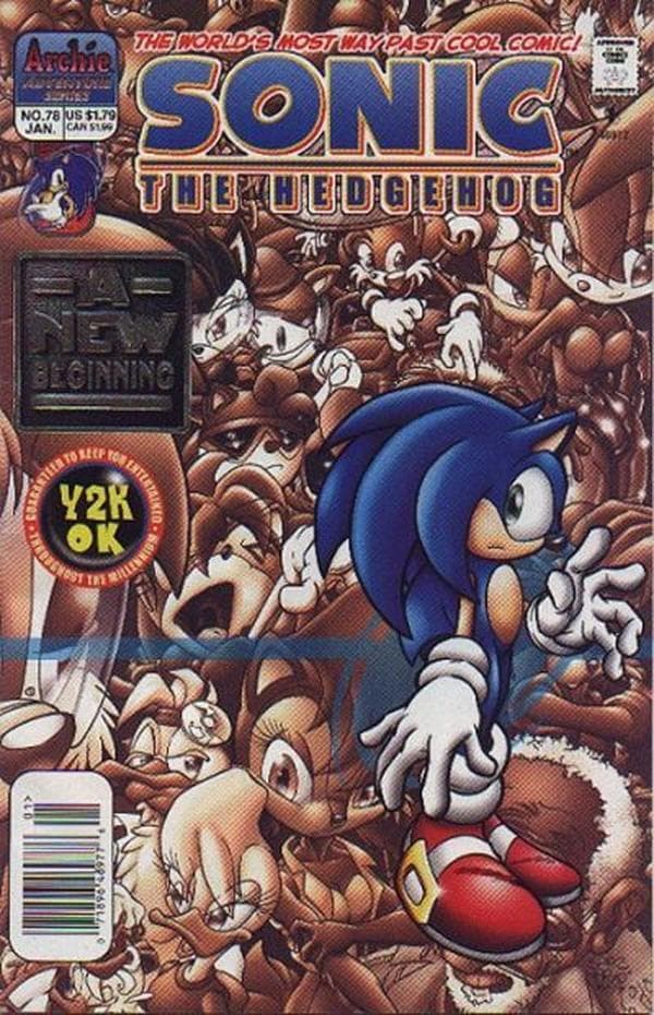 Sonic the Hedgehog #78 cover