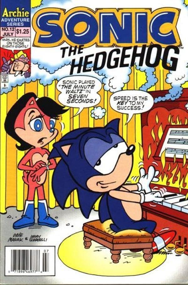 Sonic the Hedgehog #12 cover
