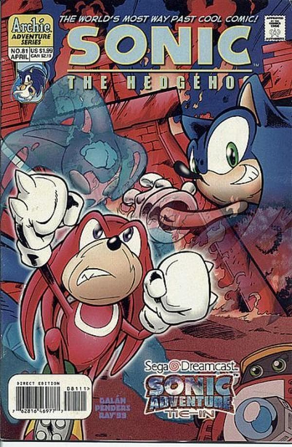 Sonic the Hedgehog #81 cover