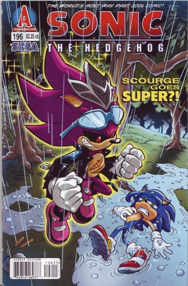 Sonic the Hedgehog #196 cover