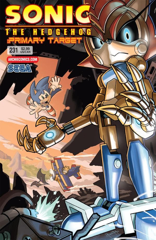 Sonic the Hedgehog #231 cover