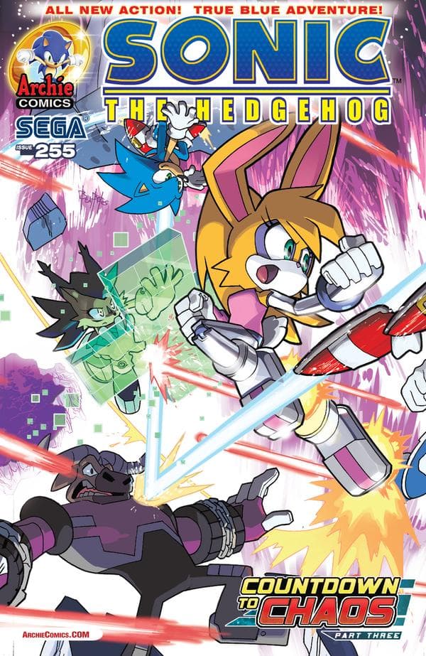 Sonic the Hedgehog #255 cover