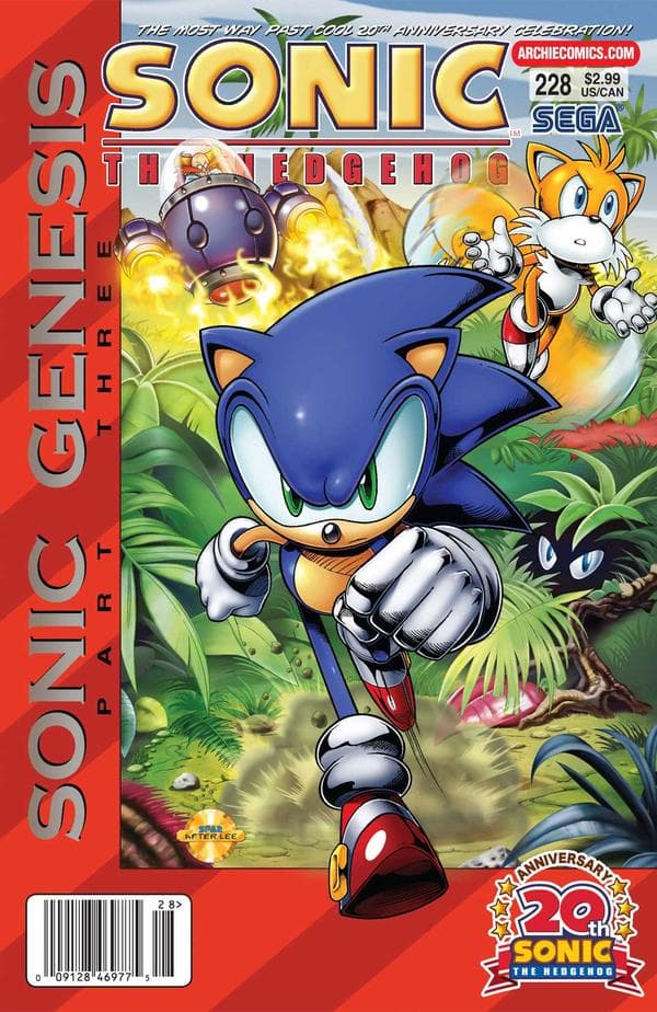 Sonic the Hedgehog #228 cover