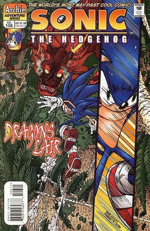 Sonic the Hedgehog #106 cover