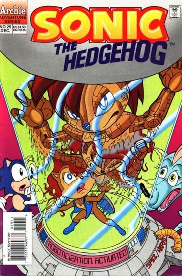 Sonic the Hedgehog #29 cover