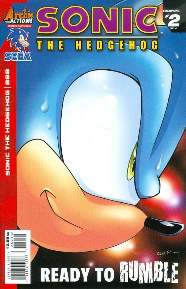 Sonic the Hedgehog #269 cover