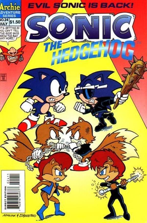 Sonic the Hedgehog #24 cover