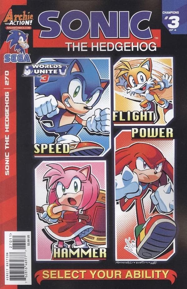 Sonic the Hedgehog #270 cover