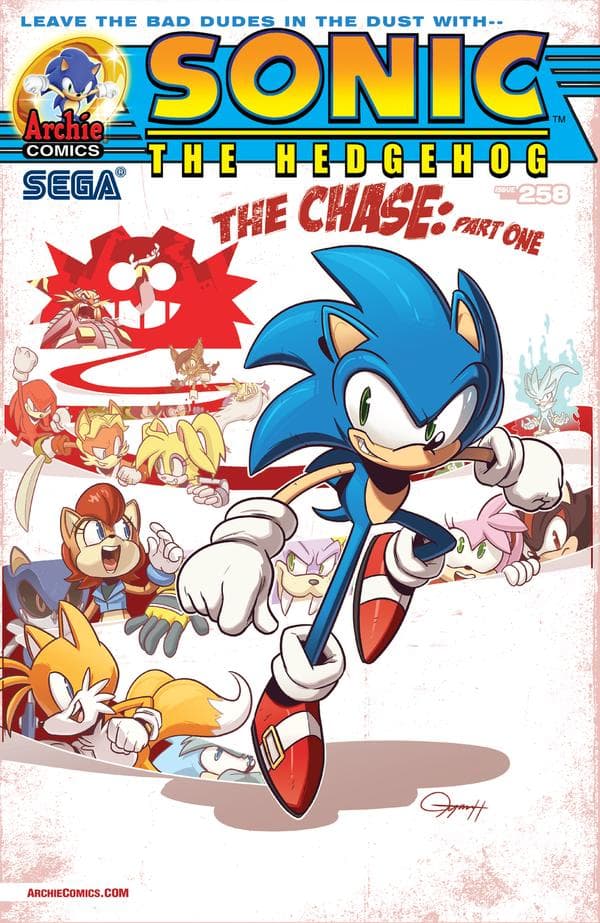 Sonic the Hedgehog #258 cover