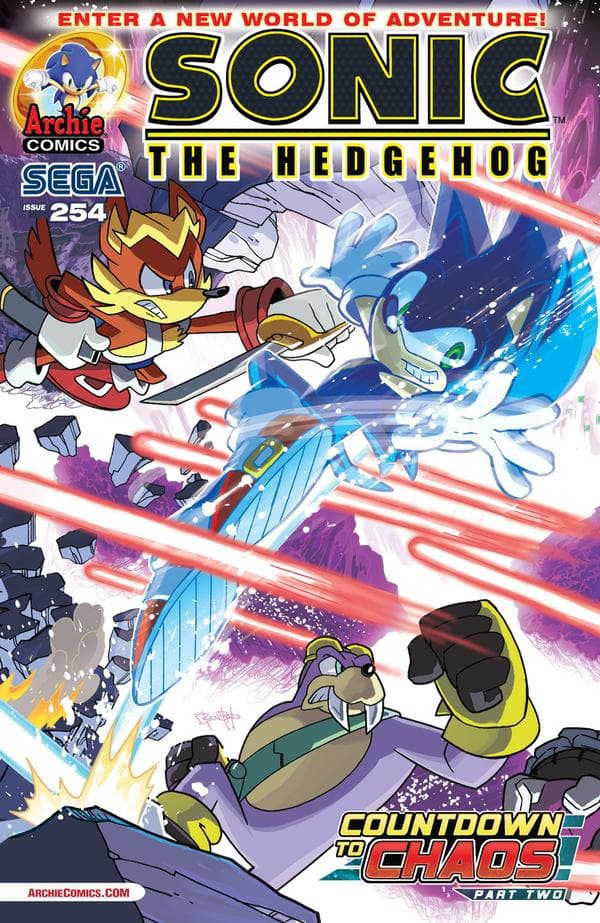 Sonic the Hedgehog #254 cover