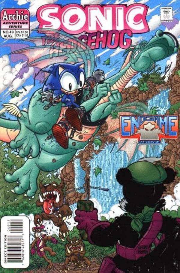 Sonic the Hedgehog #49 cover
