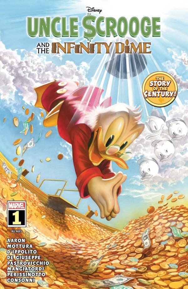 Uncle Scrooge and the Infinity Dime cover — © Marvel Comics
