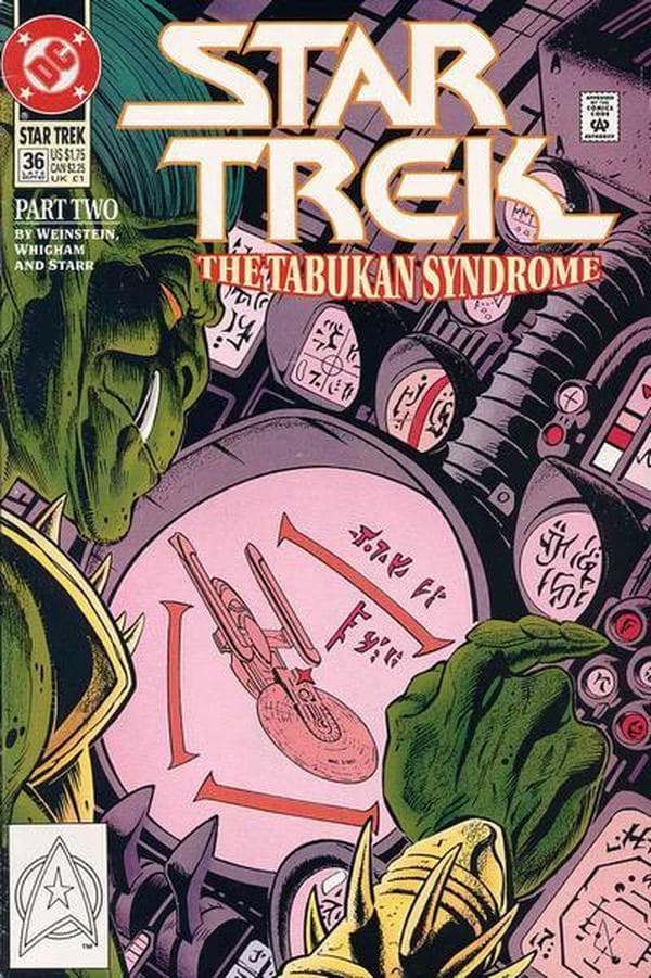 Star Trek #36 cover