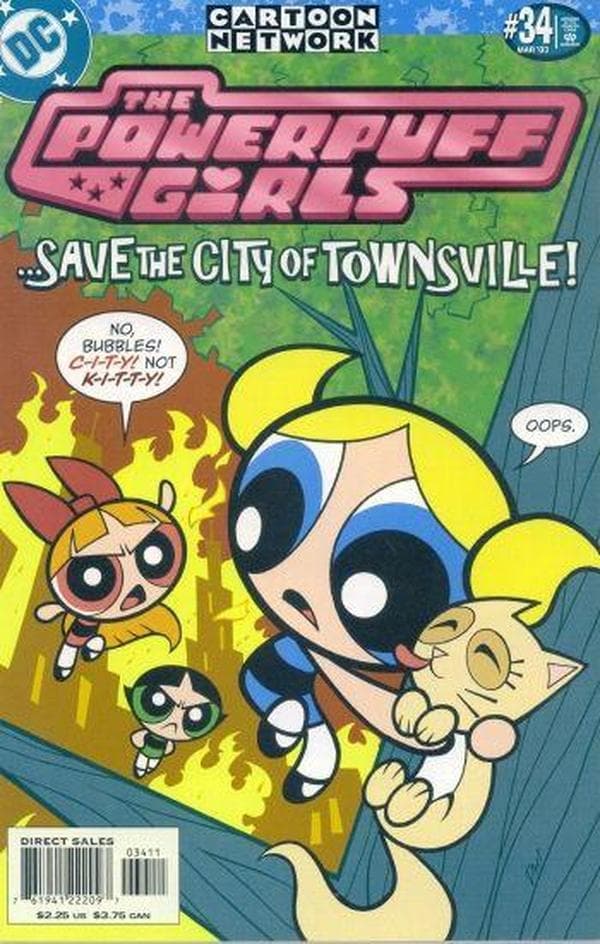 The Powerpuff Girls #34 cover