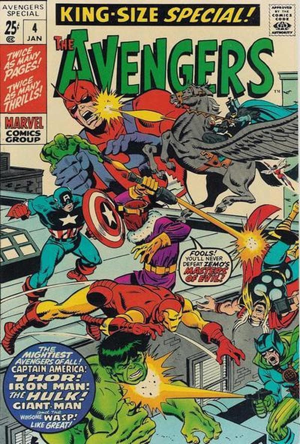 The Avengers Annual #4 cover