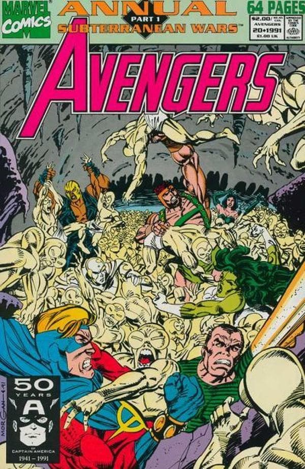 The Avengers Annual #20 cover