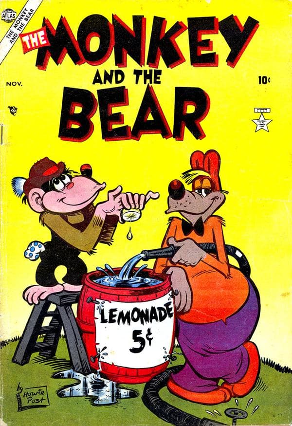 The Monkey and the Bear #2 cover