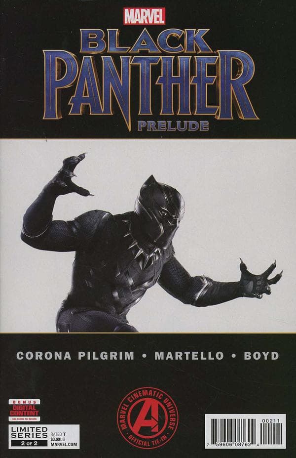 Marvel's Black Panther Prelude #2 cover