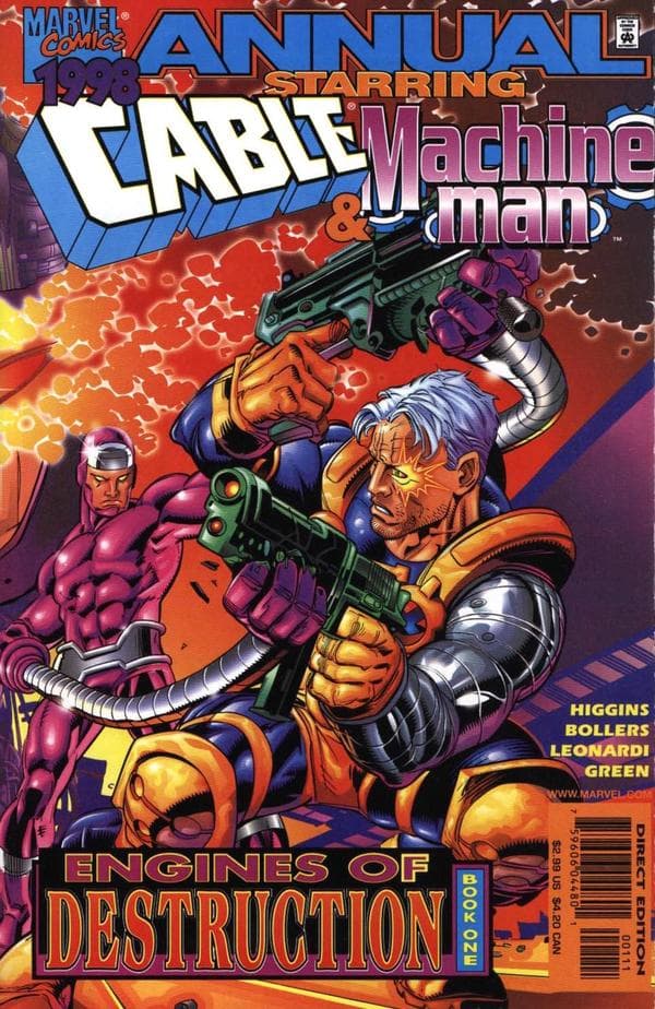 Cable / Machine Man '98 #1 cover