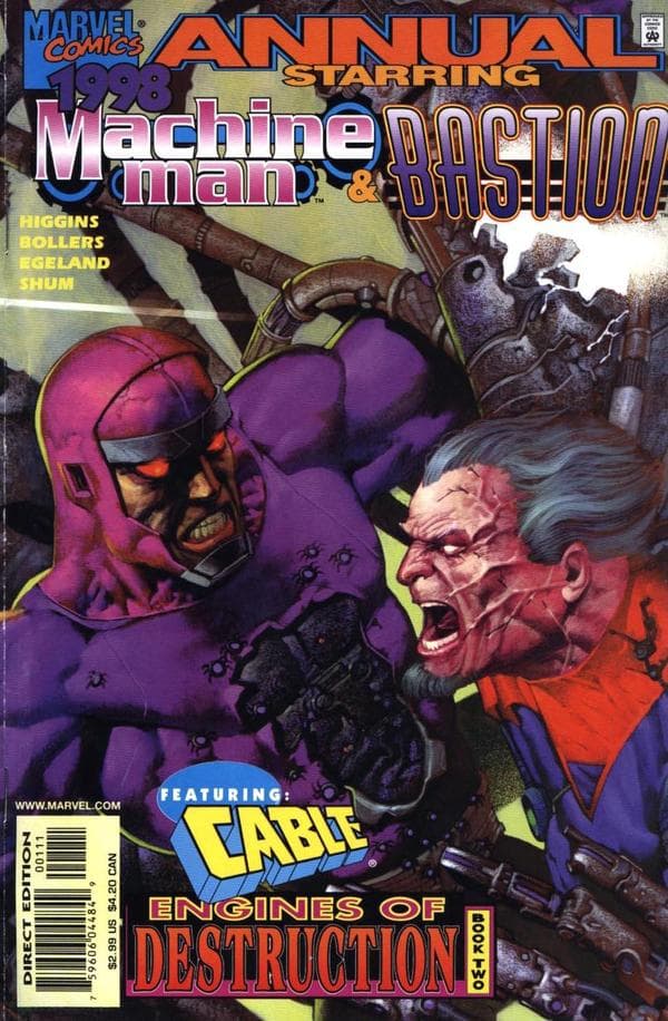 Machine Man / Bastion '98 #1 cover