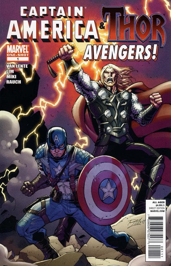 Captain America & Thor: Avengers #1 cover