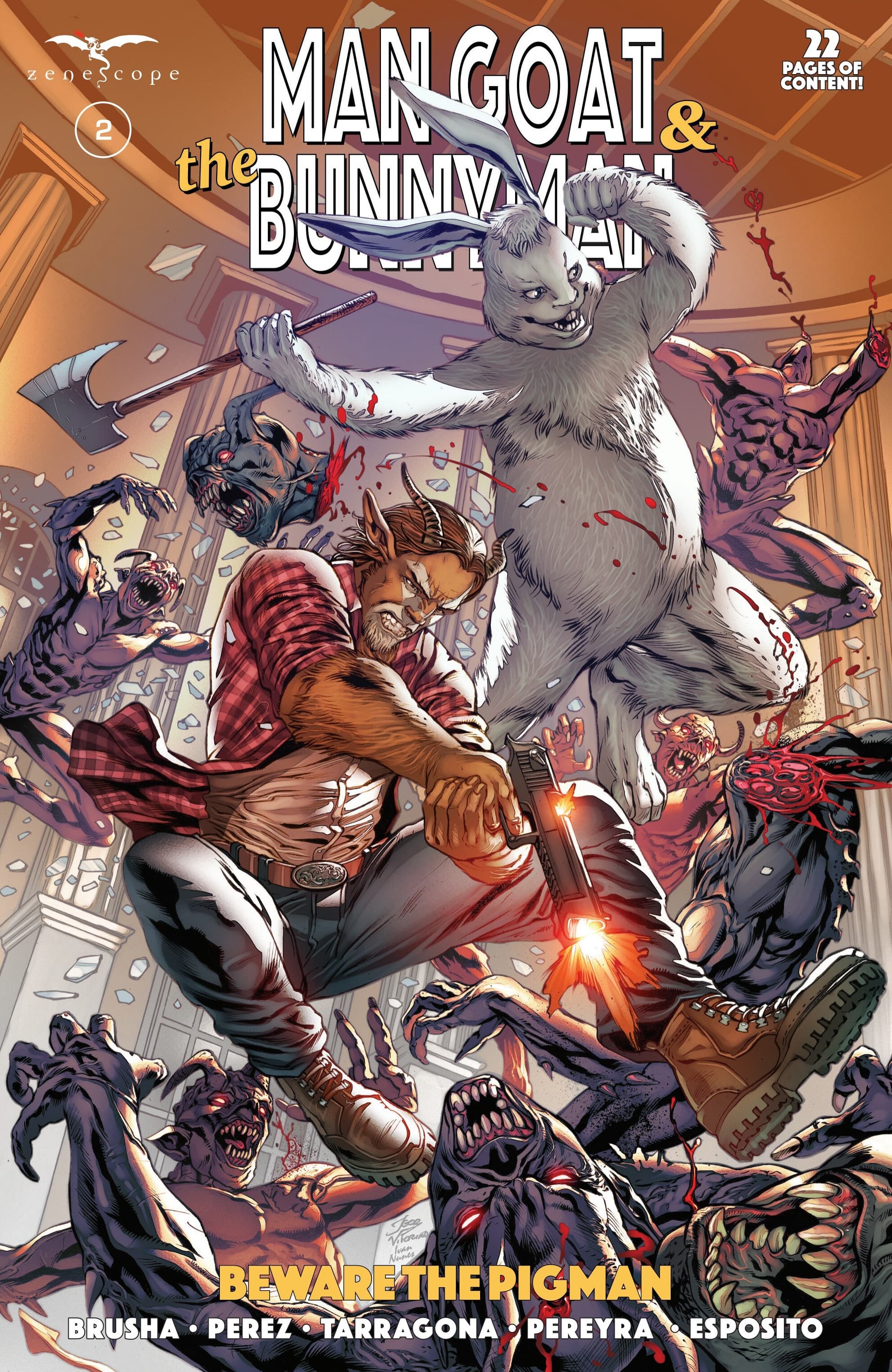 Man Goat & The Bunnyman: Beware the Pigman #2 cover