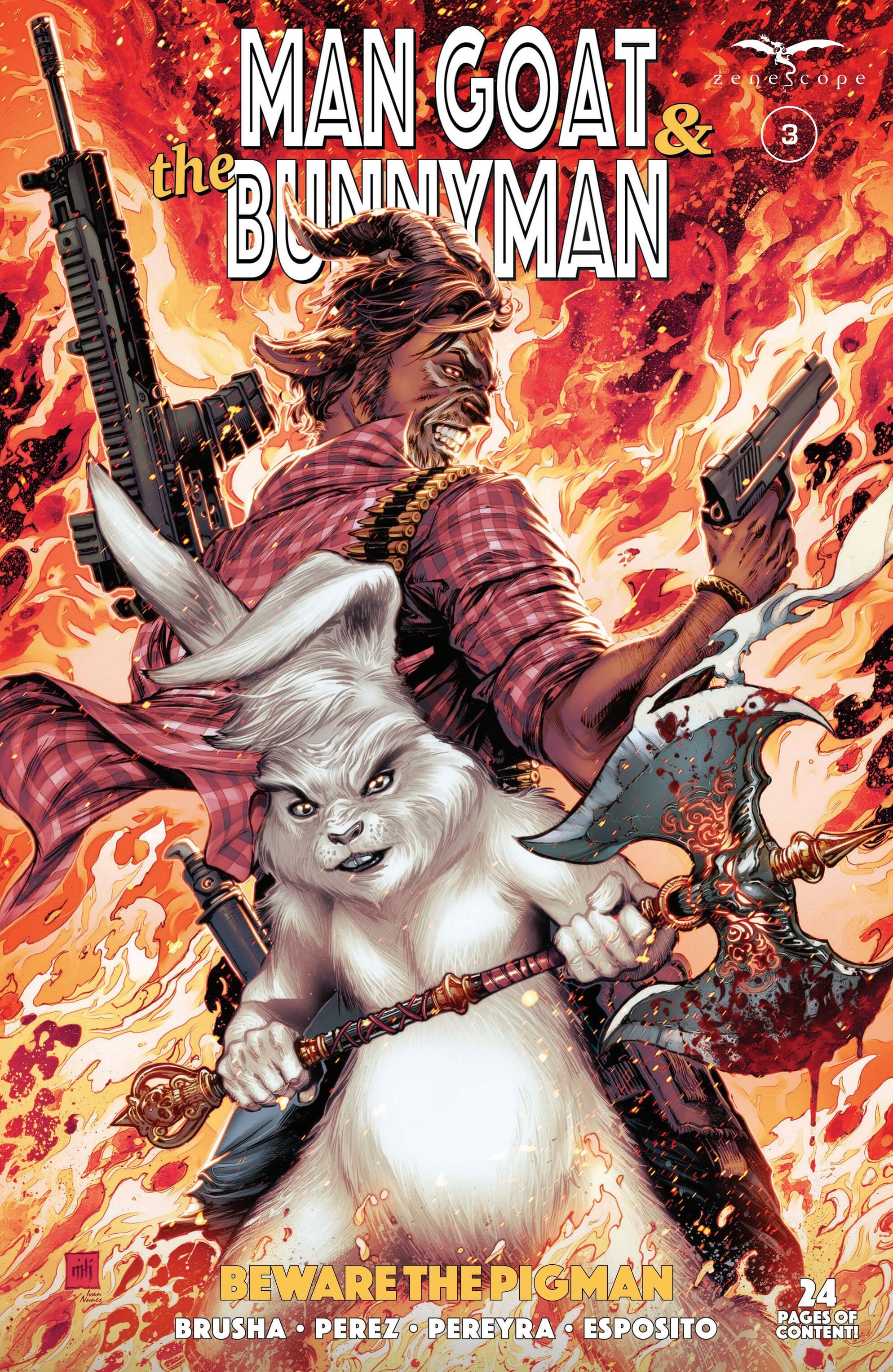 Man Goat & The Bunnyman: Beware the Pigman #3 cover